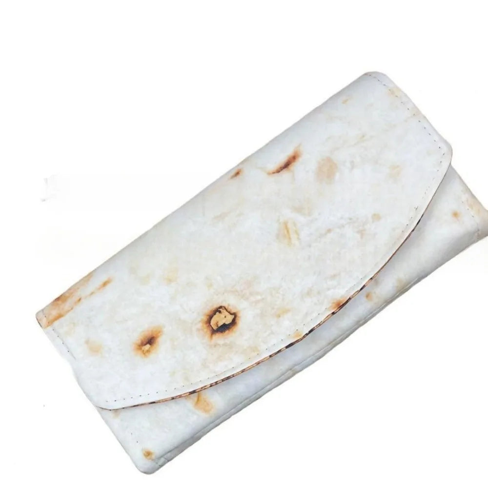 New Multiple Compartments Burrito Wallet Foldable Burrito Coin Purse with Card Slots Card Holder