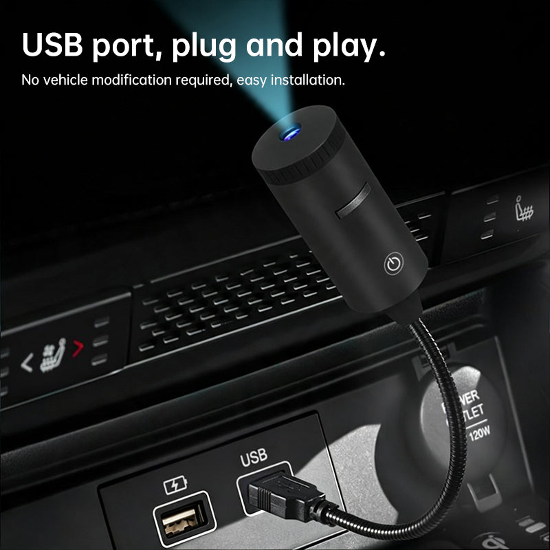 USB Star Projector – Plug & Play, Interchangeable Patterns for Bedroom & Living Room