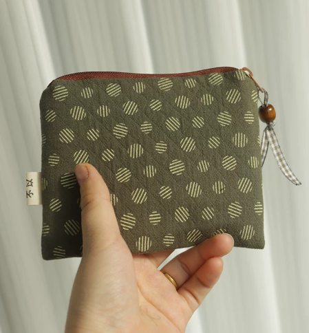 Linen Cotton Coin Purse