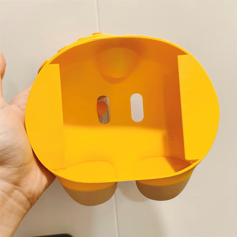 3D Orange Cat Butt Switch Plate Sticker, Funny Light Switch Cover Decal, Cute Animal Wall Decor for Home
